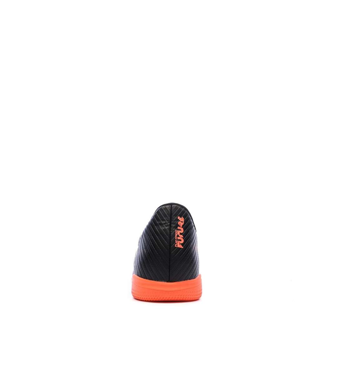 Chaussures de futsal noir/orange homme puma future 8 play it-3