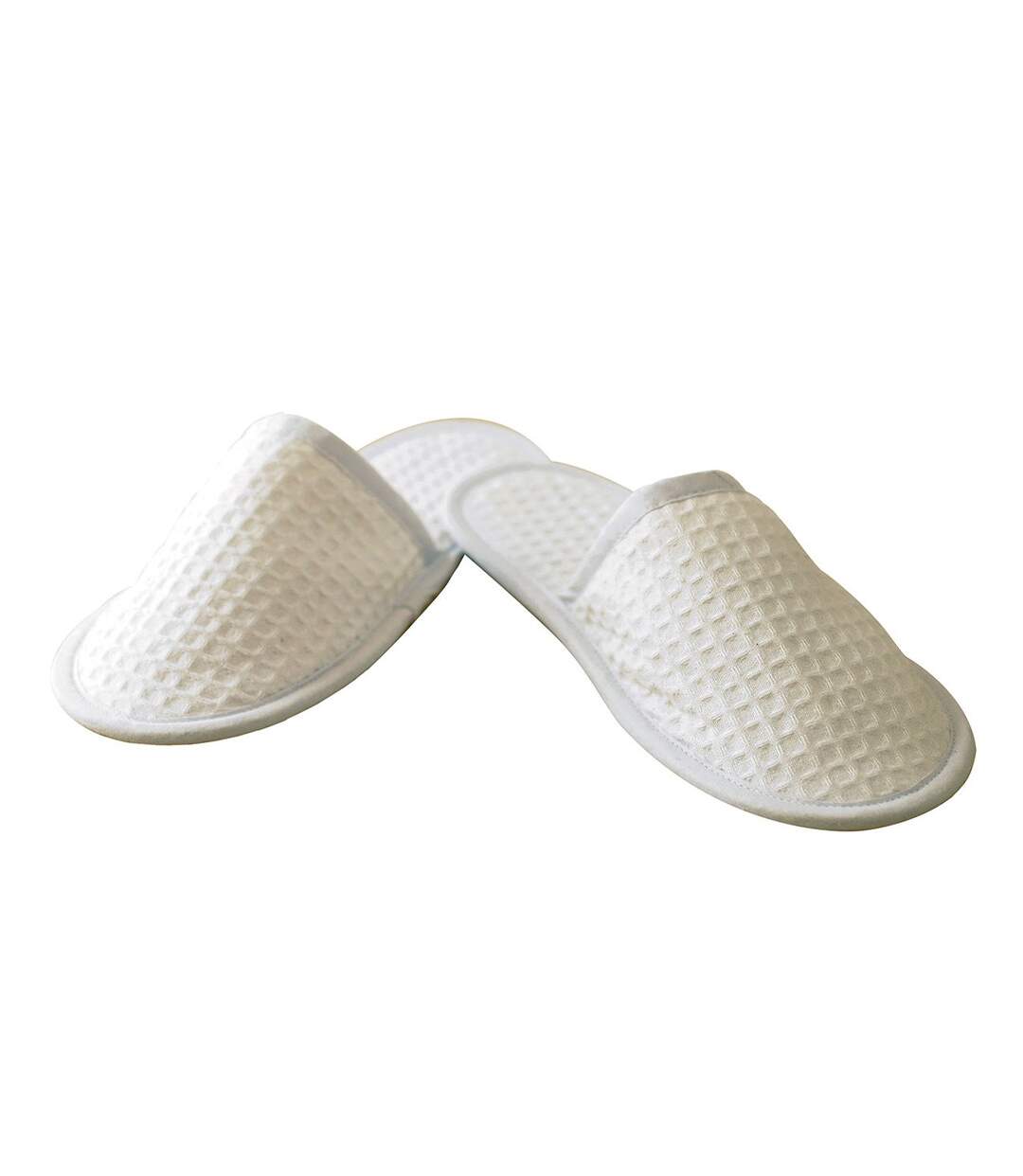 Chaussons Mules Adulte Blanc Towel City-2