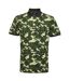 Polo camouflage - army homme - AQ018 - vert