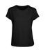 Build Your Brand Womens/Ladies Box T-Shirt (Black)