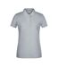 Polo Basic Femme Gris Chiné James And Nicholson-1