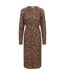 Robe Dibanora2 Femme Noir Marron Boss-1