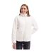 Veste Polaire Unie Et Texturée À Col Montant Feathery Femme Blanc Trespass-4