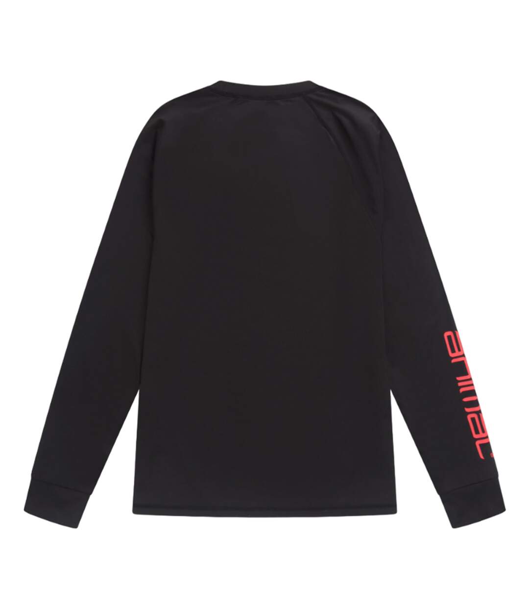 Mens Off Piste Recycled Base Layer Top Black Animal-3