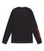 Mens Off Piste Recycled Base Layer Top Black Animal-3