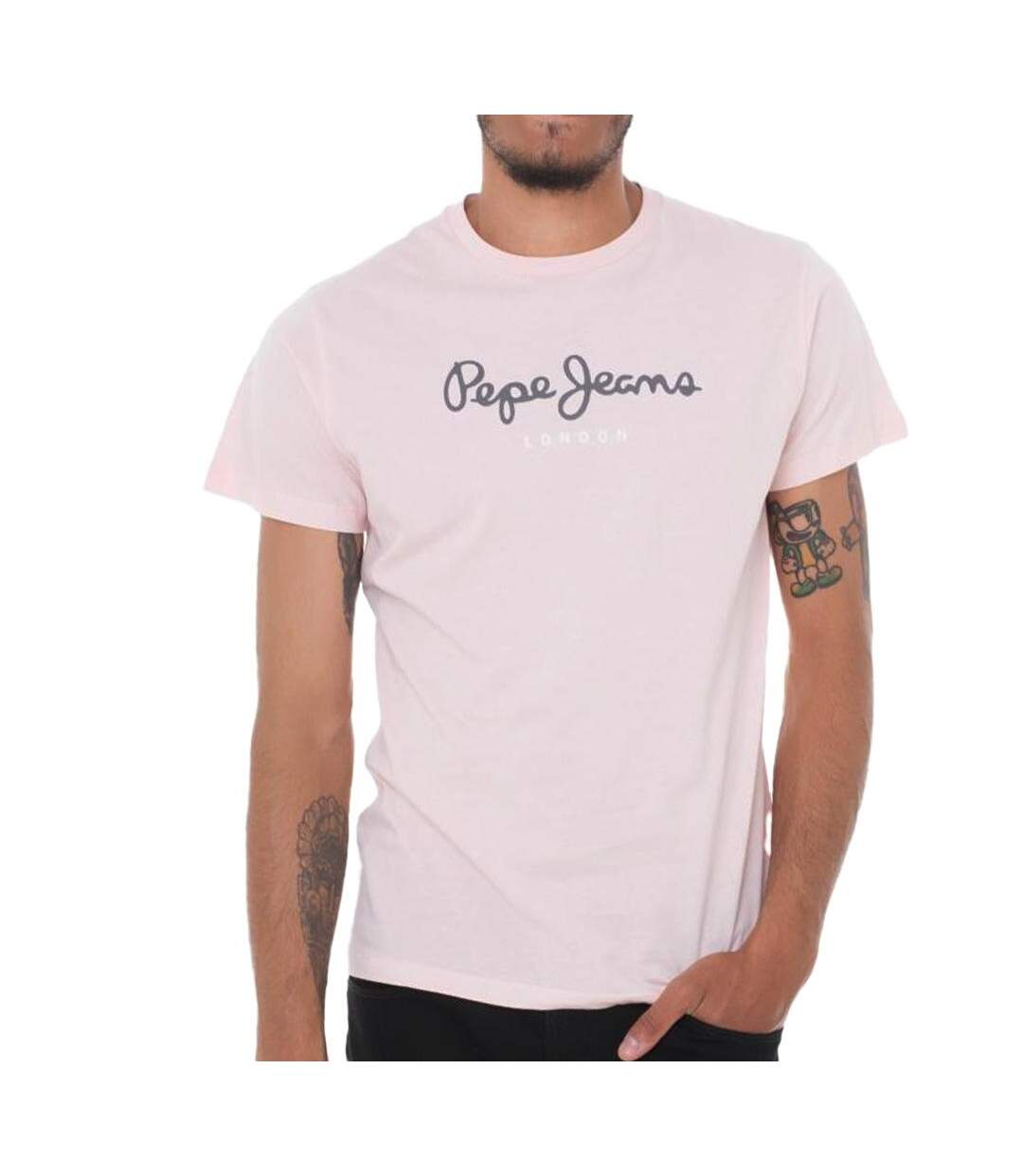 T-shirt rose homme pepe jeans 508208 - l-1