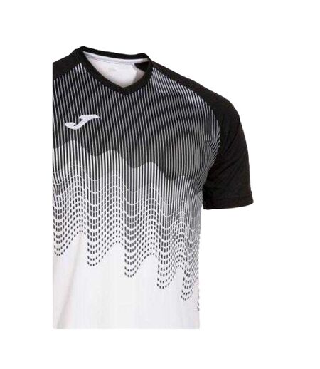 Mens Tiger Vii T-shirt White Black Joma