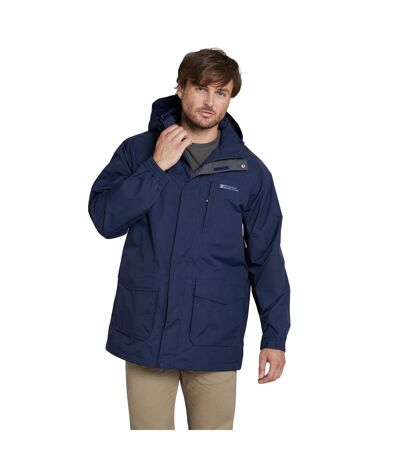 Mountain Warehouse Mens Glacier II Long Waterproof Jacket (Navy) - UTMW846