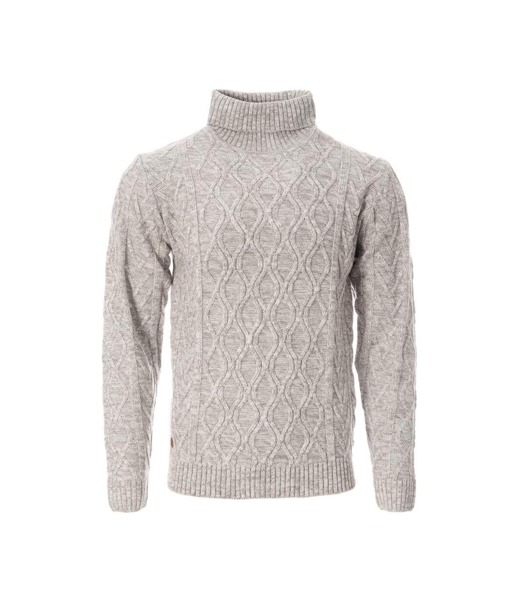 Pull Gris Clair Homme RMS26 60981 - L-1