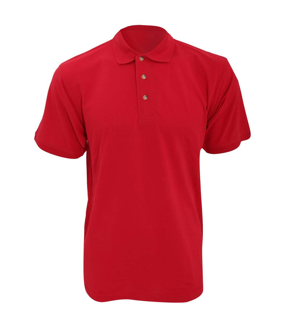 Polo À Manches Courtes Homme Rouge Kustom Kit-1