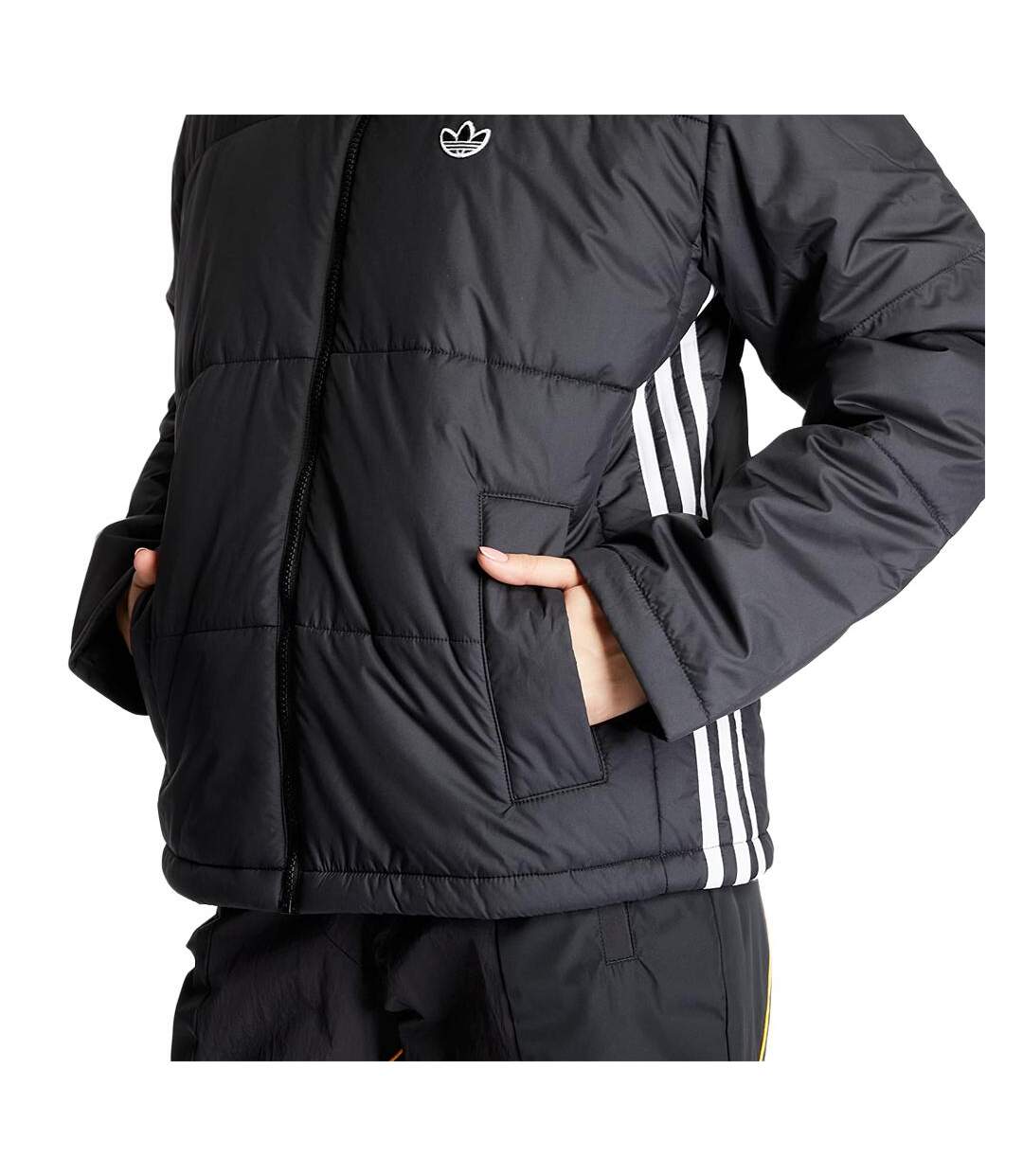 Doudoune noire femme adidas puffer-3