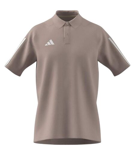 Polo Motif/style 3 Rayures Homme Marron Adidas