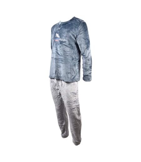 Pyjama Homme Long SWEET SECRET J2084 POLAIRE GRIS