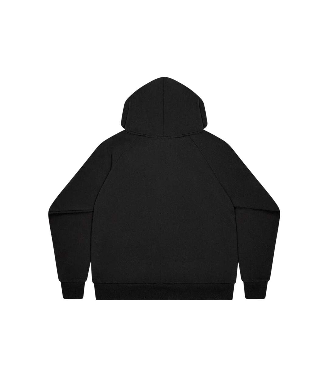 Mens Embroidered Logo Full Zip Hoodie Black No Fear-3