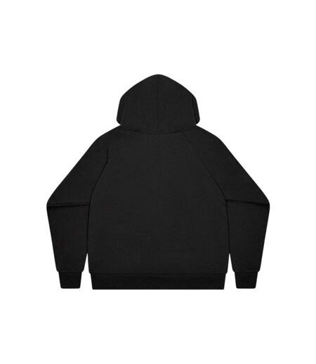 Mens Embroidered Logo Full Zip Hoodie Black No Fear