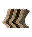 6 Paires Chaussettes en 100% Coton Homme Fines-1
