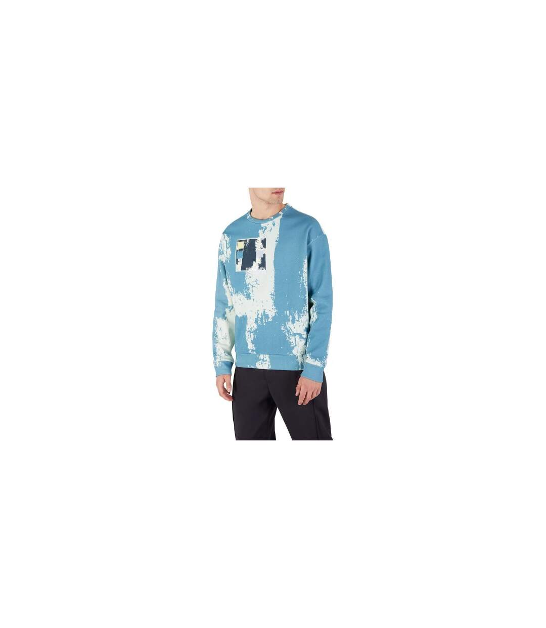 Sweat Homme Violet Sombre Emporio Armani-1