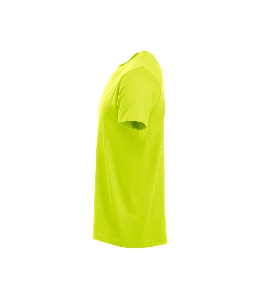 T-shirt new classic homme vert fluo Clique