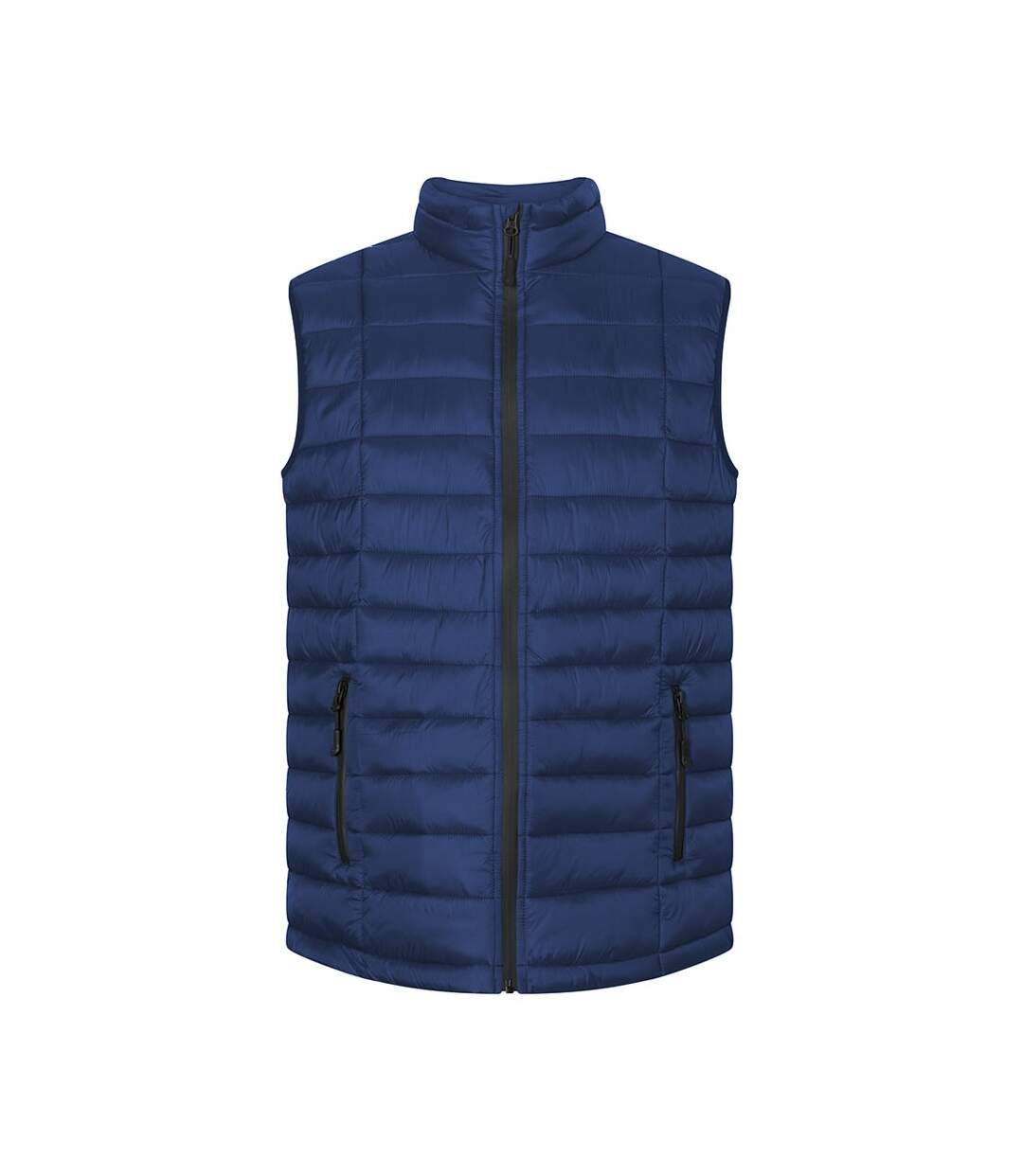 Doudoune Sans Manches Homme Bleu Marine Français Promodoro-1