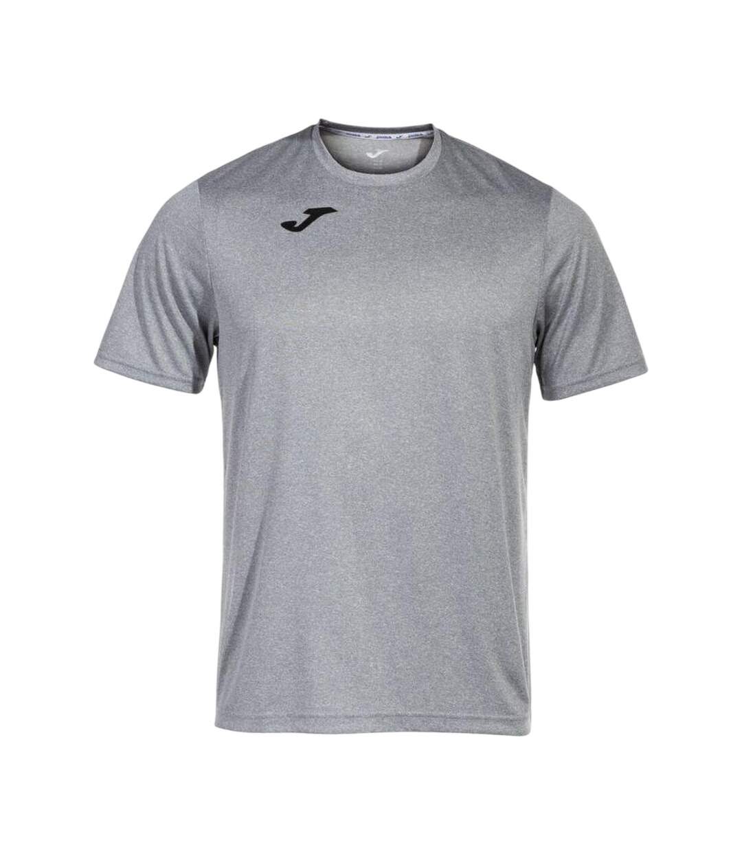 Maillot De Foot Manches Courtes Combi Homme Gris Chiné Joma-1