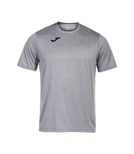 Maillot De Foot Manches Courtes Combi Homme Gris Chiné Joma