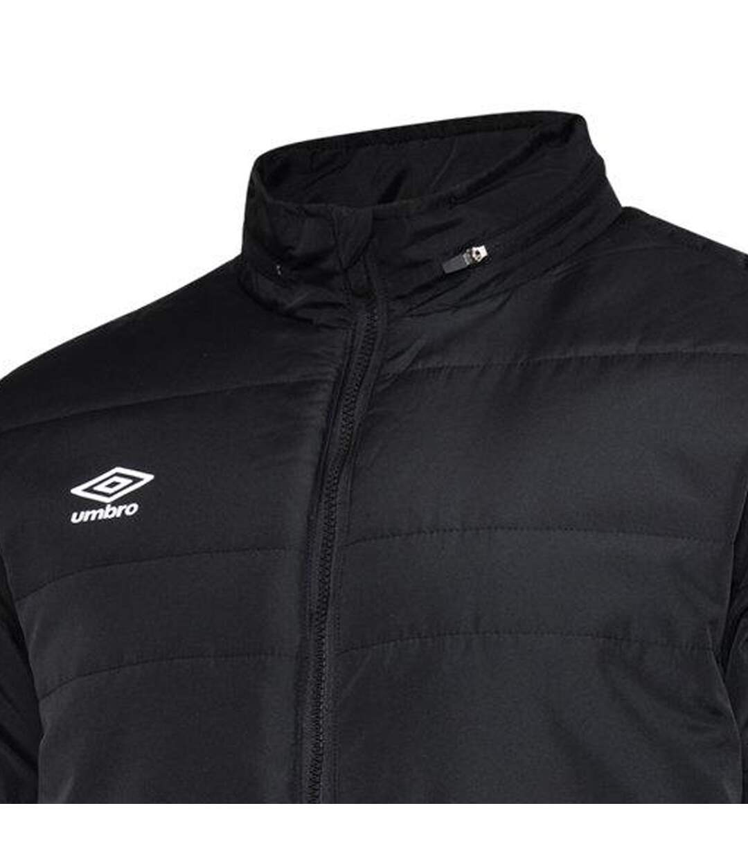 Mens Club Essential Bench Jacket Black Umbro-3