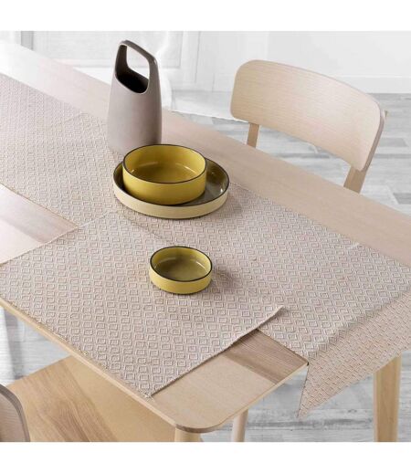 Lot de 2 Sets de Table Danity 33x45cm Beige