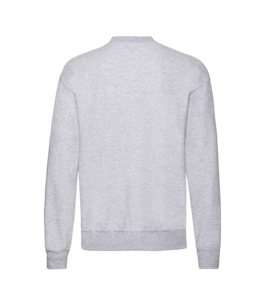 Sweat classic homme gris chiné Fruit of the Loom-2