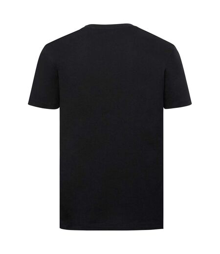 T-shirt pure homme noir Russell