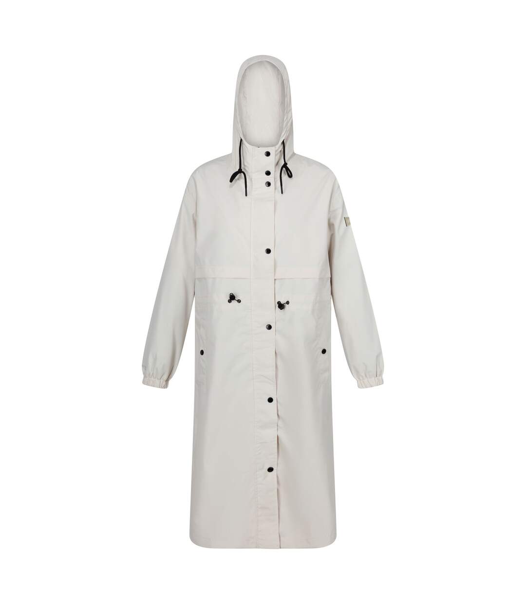Womens/ladies nerenda long length waterproof jacket light vanilla Regatta-1