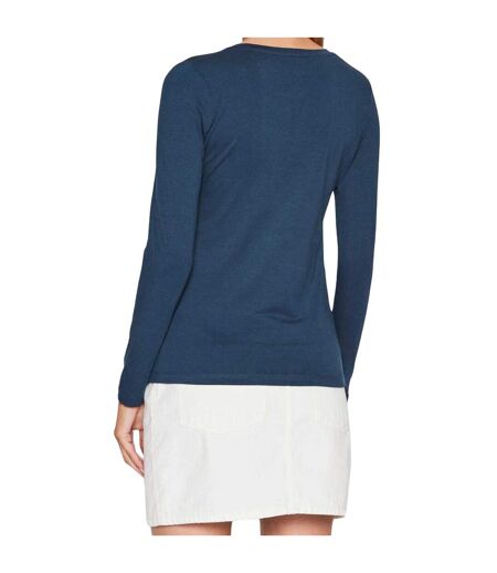 T-shirt Manches Longues New Virginia Femme Bleu Marine Pepe Jeans