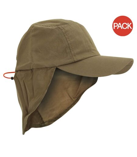 Result Unisex Ulti Legionnaire Baseball Cap (Pack of 2) (Olive Mash) - UTBC4220