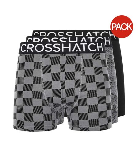 Boxers bresler homme noir Crosshatch