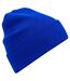 Bonnet À Revers En Coton Biologique Original Bleu Roi Vif Beechfield-2