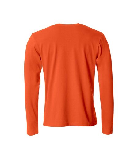 T-shirt basic homme orange sang Clique