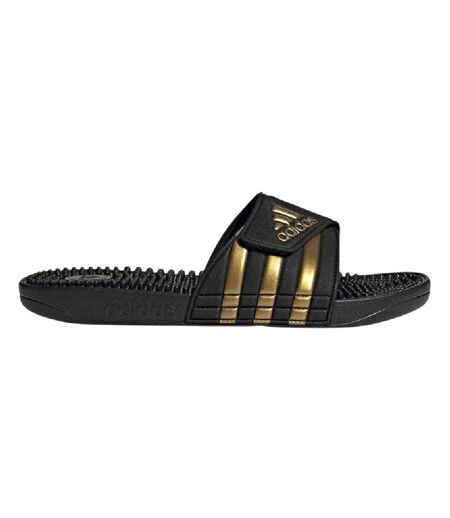 Claquettes Motif/style 3 Rayures Adissage Homme Noir Doré Adidas