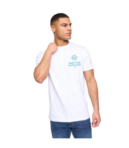 T-shirt henstamp homme blanc Henleys