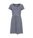 Mountain Warehouse Womens/Ladies Essentials Lora Stripe Skater Dress (Blue) - UTMW2706