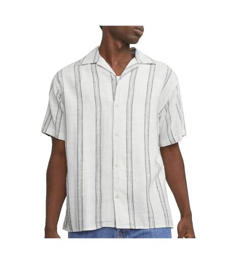 Chemisette rayures blanc/bleu homme jack & jones cabana - s
