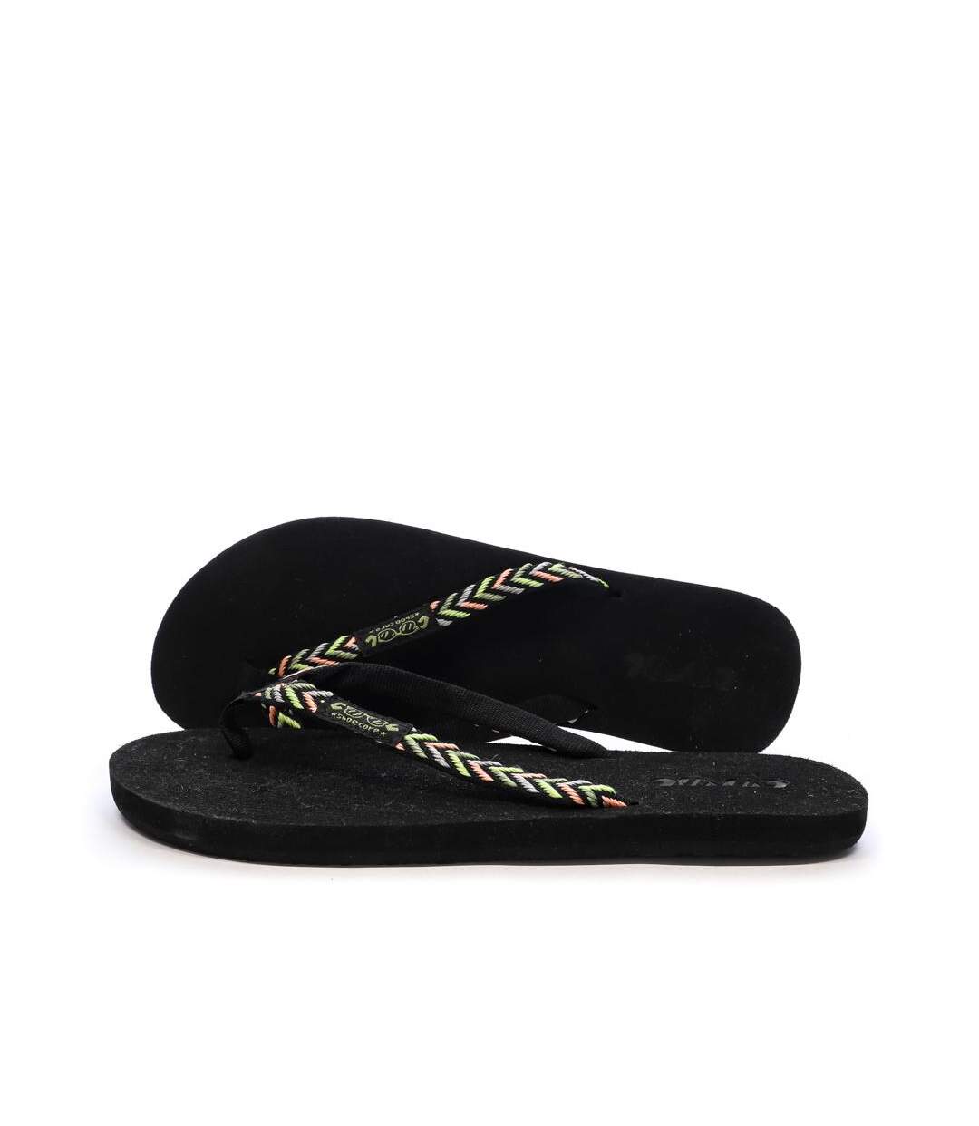 Tongs noir femme cool shoe space trip-1