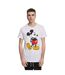 Mens Mickey Mouse Disney T-shirt Blanc MerchCode-1