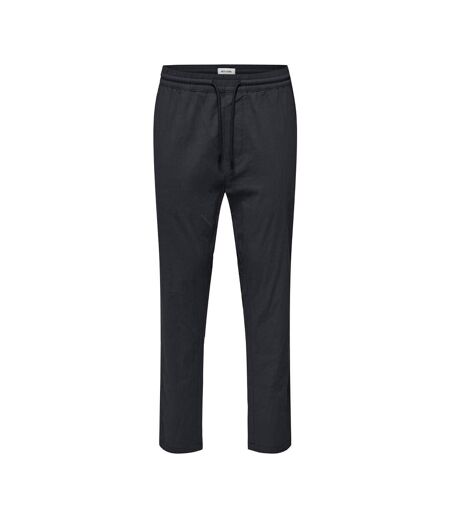 Pantalon fluide noir homme only & sons capri