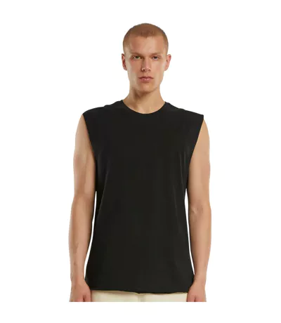T-shirt Sans Manches Style Uni Homme Noir New Morning Studios
