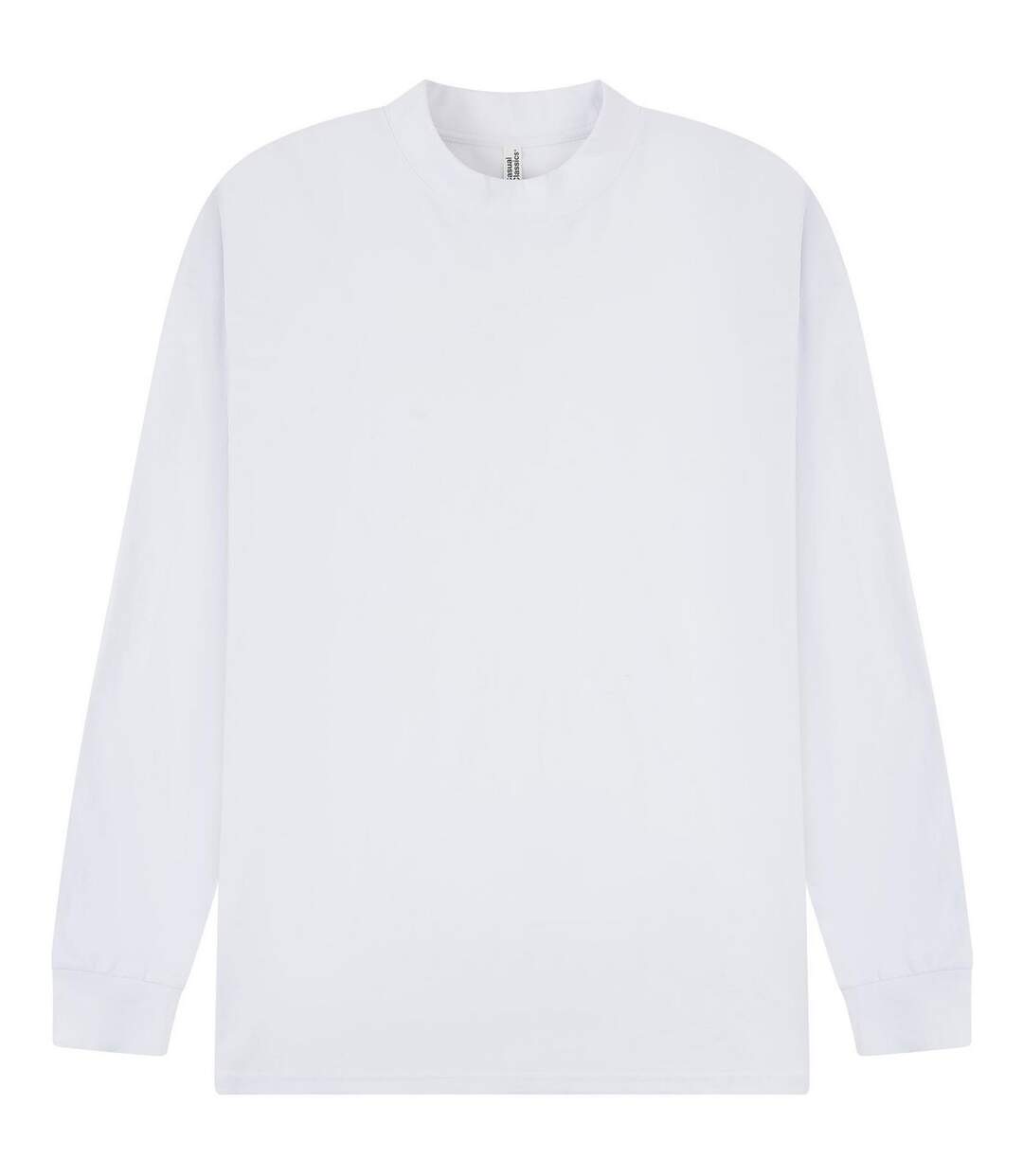 T-shirt Manches Longues Adulte Blanc Casual Classics-2