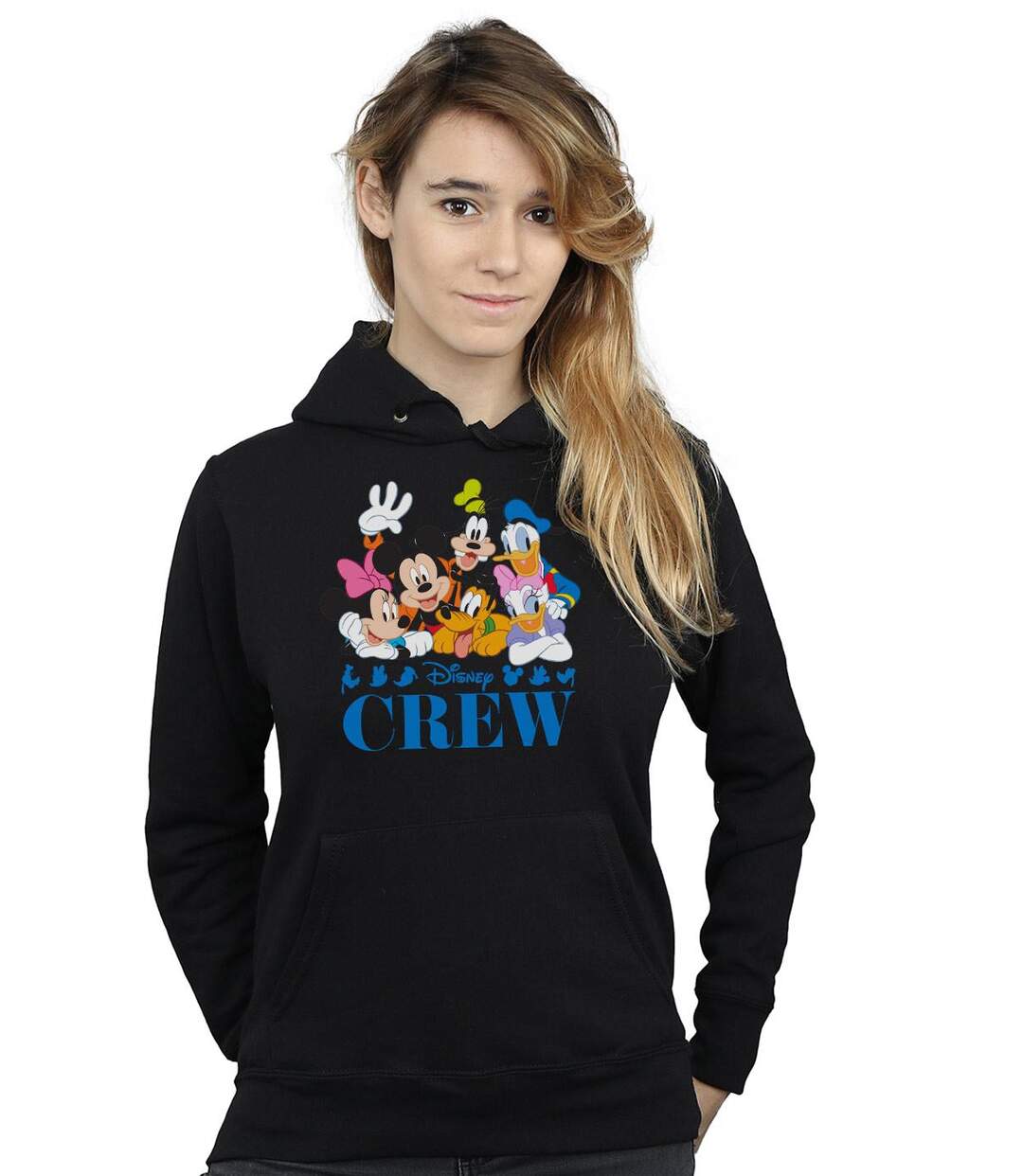 Disney - Sweat à capuche MICKEY MOUSE DISNEY FRIENDS - Femme (Noir) - UTBI11076-2