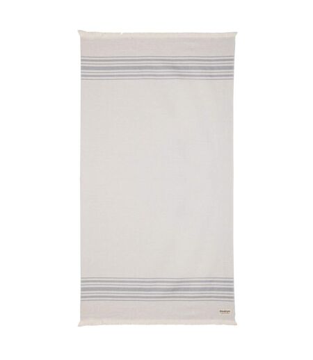 Yumiko aware hammam bath towel grey Ukiyo