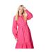 Robe chemisier mi-longue femme framboise Debenhams