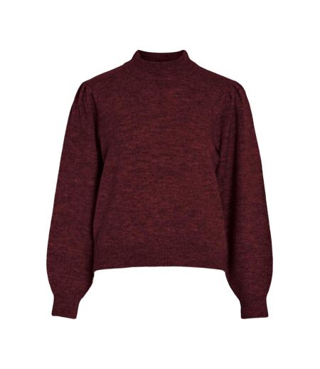 Pull bordeaux femme vila monica