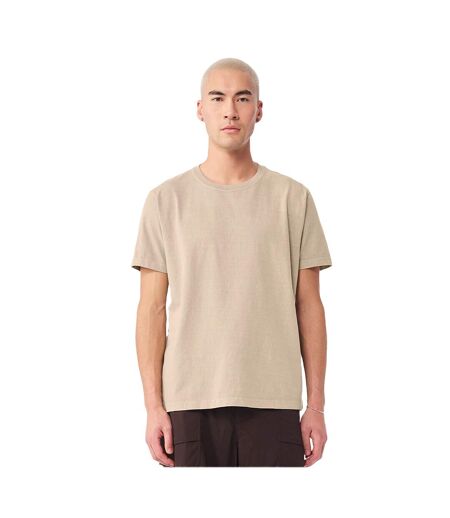 T-shirt Motif/style Délavé Adulte Marron Kaki Bella + Canvas