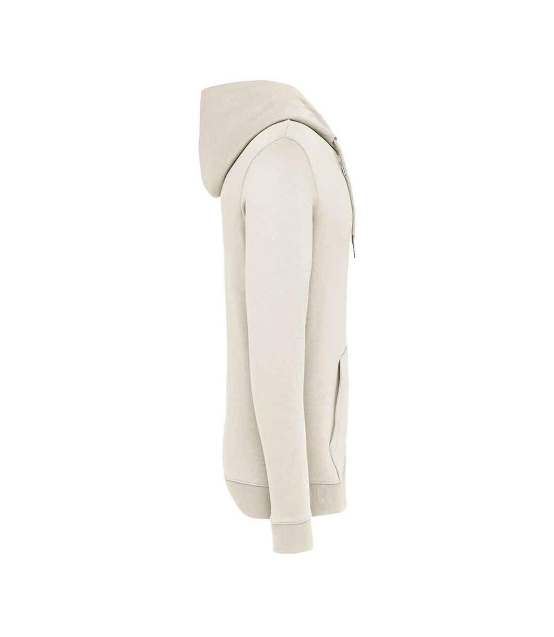 Unisex Adult Full Zip Hoodie Ivory Native Spirit-3